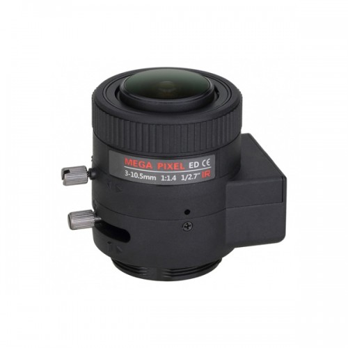 LNS310IRAI-3M Rainvision 1/2.7" 3-10.5mm Varifocal 3MP Auto-Iris Day/Night Lens