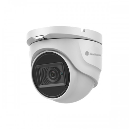 TVIHD8EB-3-W Rainvision 2.8mm 15FPS @ 8MP Outdoor IR Day/Night Eyeball HD-TVI/HD-CVI/AHD/Analog Security Camera 12VDC